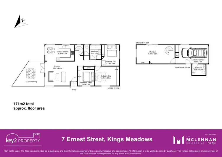Floorplan of Homely house listing, 7 Ernest Street, Kings Meadows TAS 7249