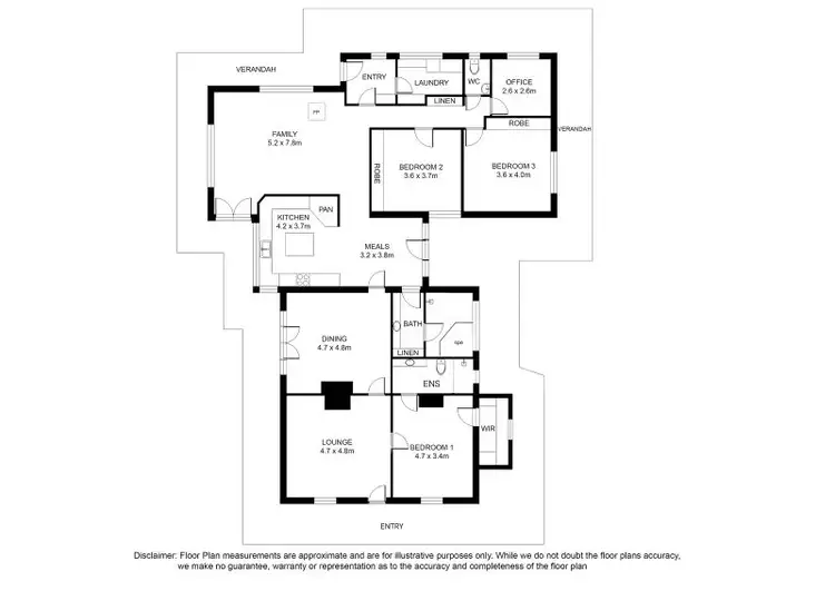 Floorplan of Homely rural property listing, 248 Lange Road, Yahl SA 5291