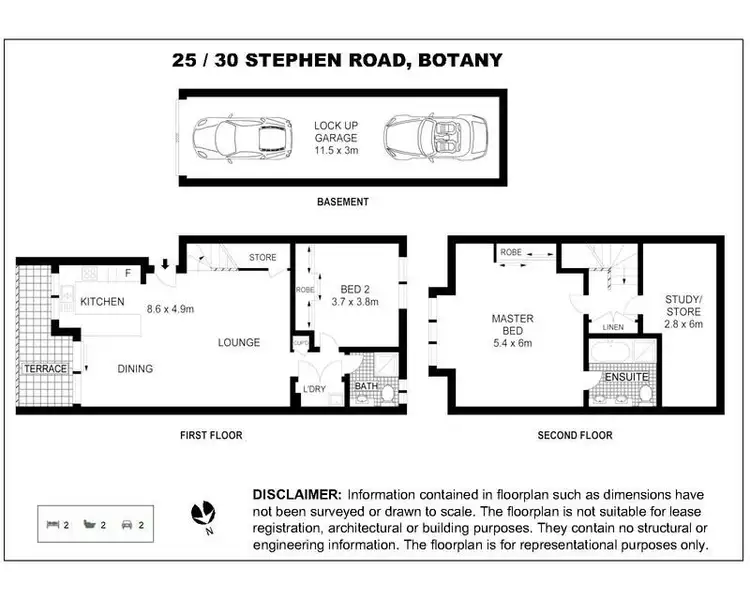 Floorplan of Homely apartment listing, 25/30 Stephen Road, Botany NSW 2019