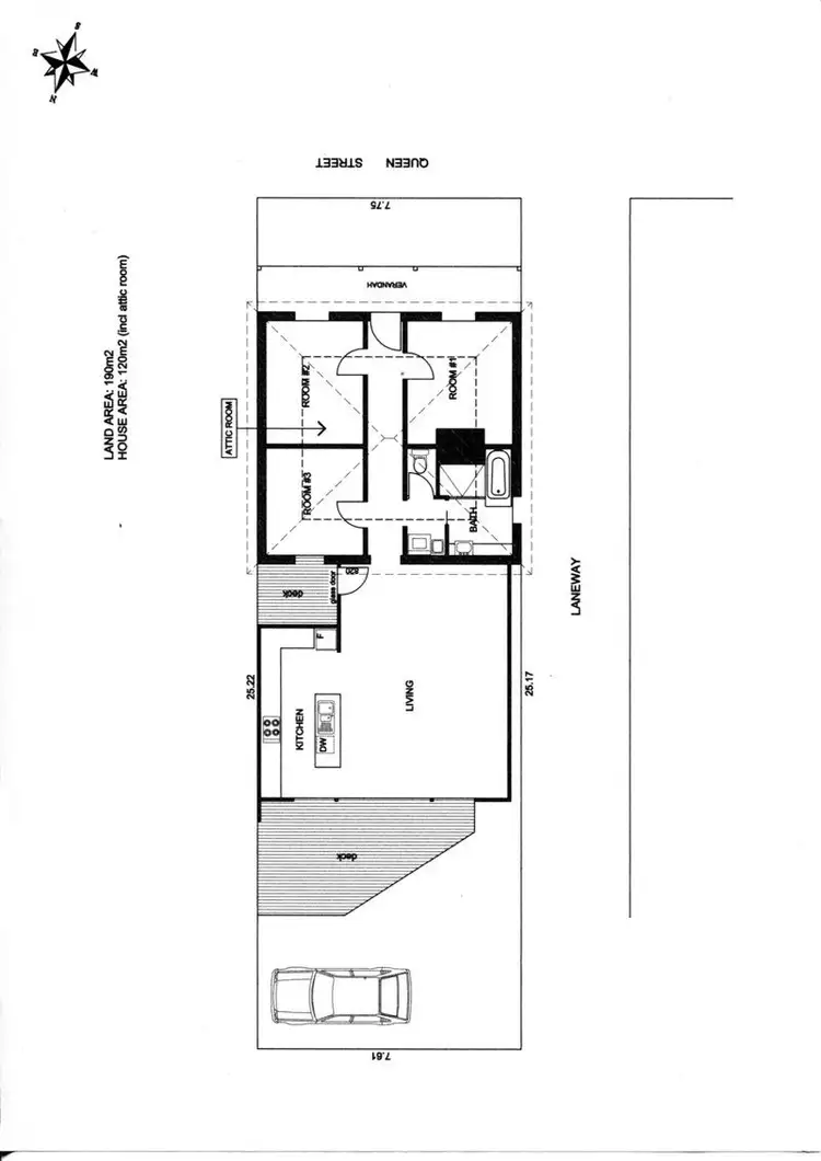 Floorplan of Homely house listing, 82 Queen Street, Sandy Bay TAS 7005