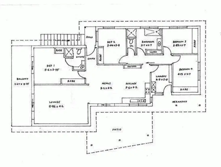 Floorplan of Homely house listing, 42 Queen Elizabeth Drive, Tallangatta VIC 3700
