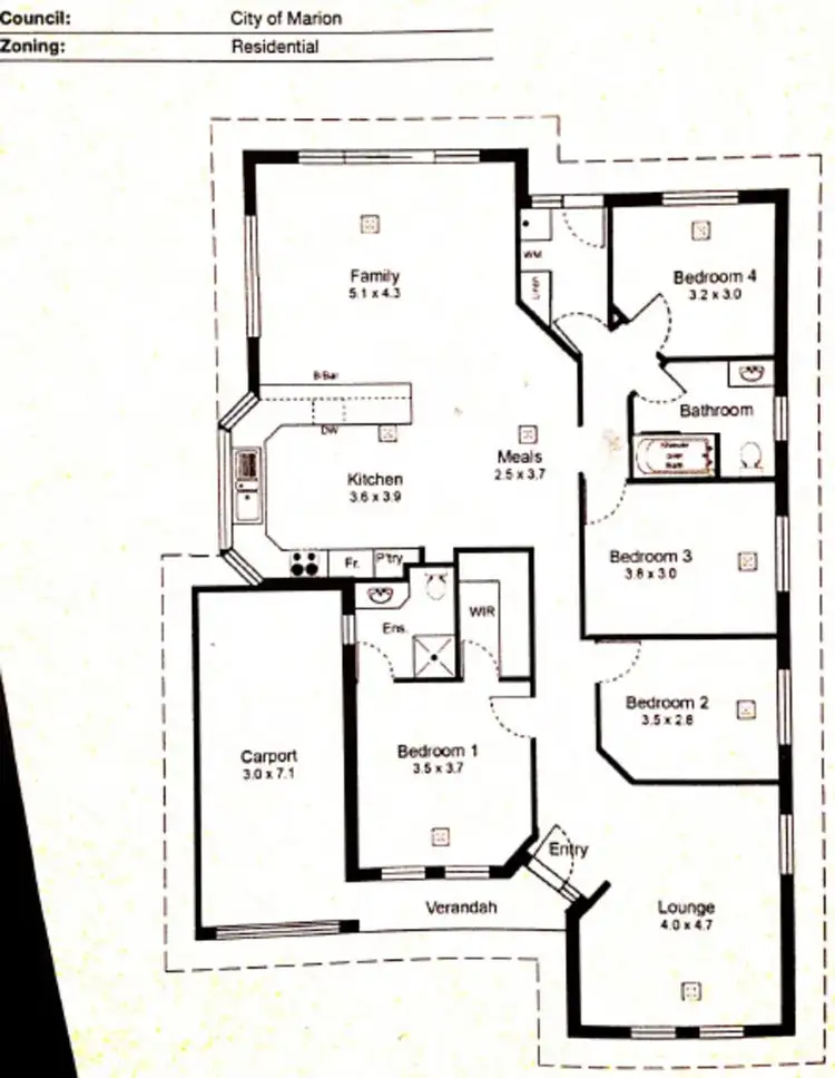 Floorplan of Homely house listing, 4 Richards Court, Sheidow Park SA 5158