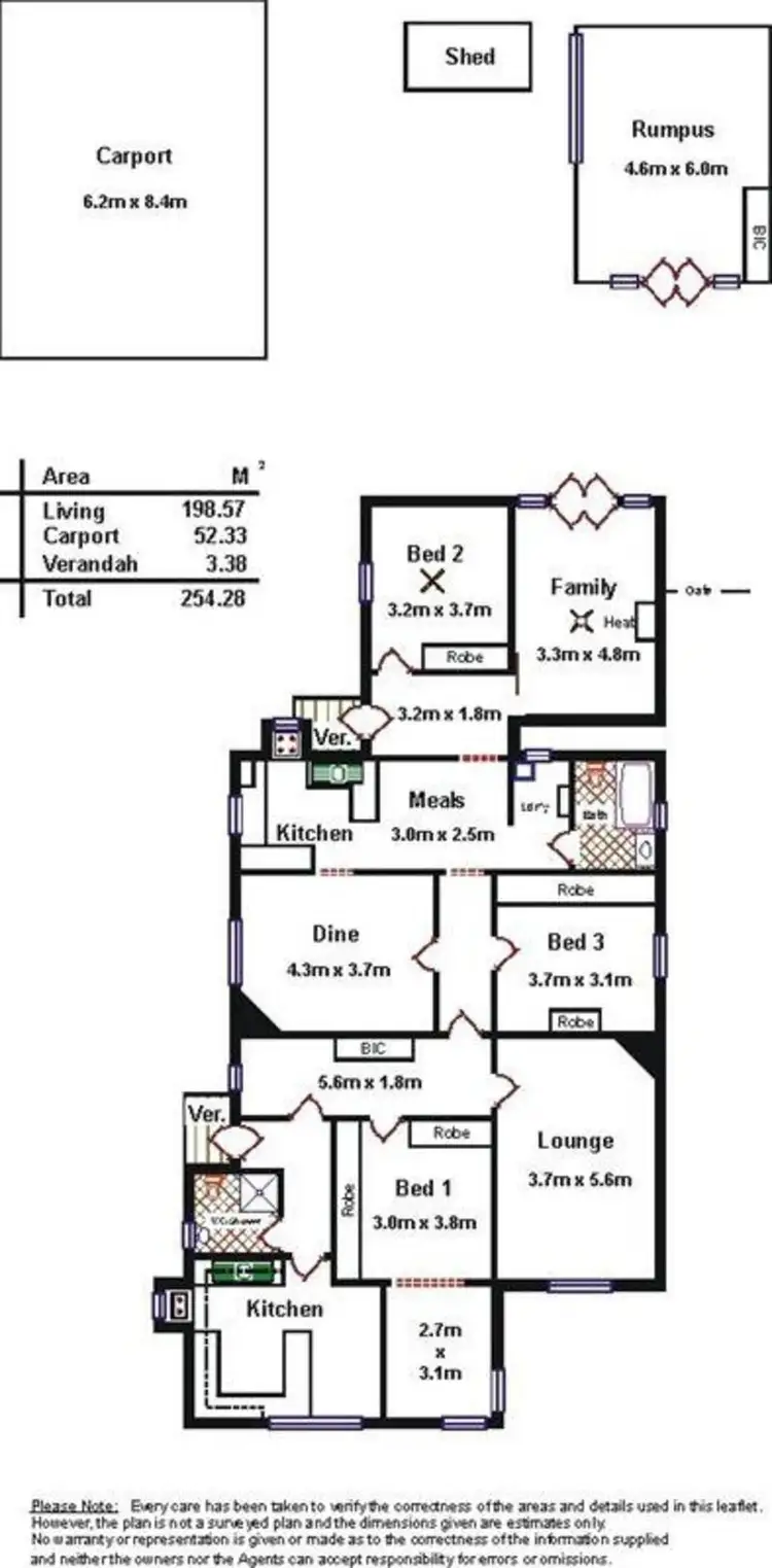 Floorplan of Homely house listing, 27 Bolingbroke Ave, Devon Park SA 5008