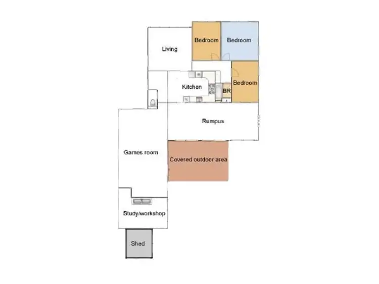 Floorplan of Homely house listing, 48 Scarlet Drive, Doveton VIC 3177
