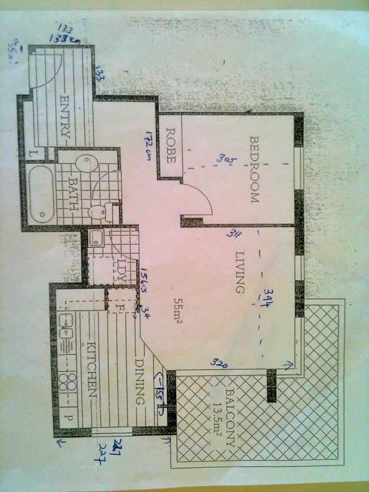 Floorplan of Homely apartment listing, 302B/28 Whitton Road, Chatswood NSW 2067