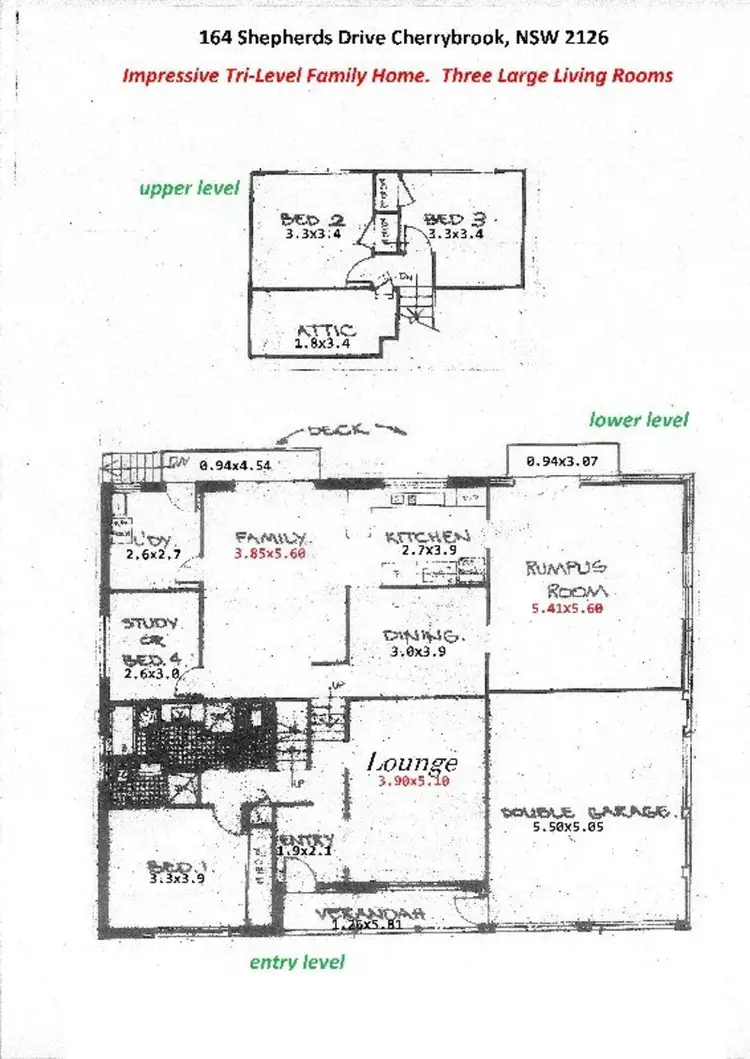 Floorplan of Homely house listing, 164 Shepherds Drive, Cherrybrook NSW 2126