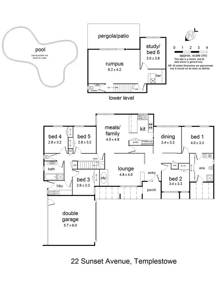 Floorplan of Homely house listing, 22 Sunset Avenue, Templestowe VIC 3106