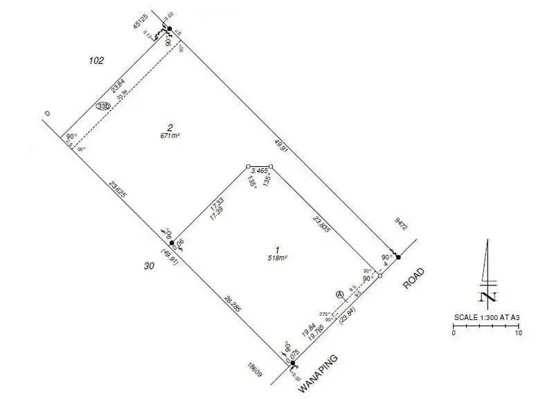 Floorplan of Homely land listing, 58A Wanaping Road, Kenwick WA 6107