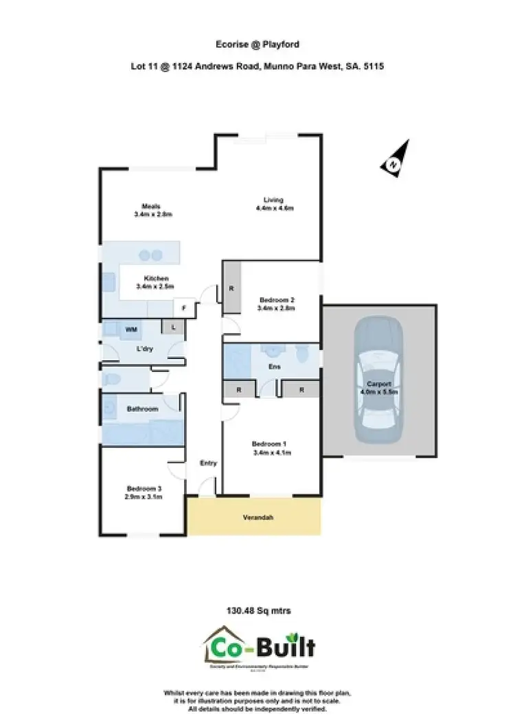 Floorplan of Homely house listing, 10/1124 Andrews Road, Munno Para West SA 5115