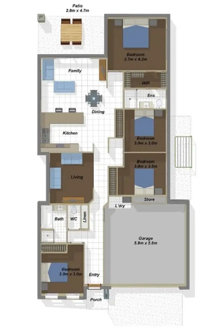 Floorplan of Homely house listing, Address available on request