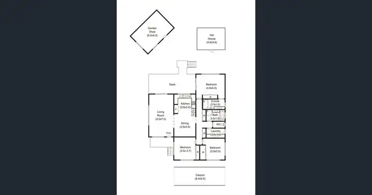 Floorplan of Homely house listing, 15 Beauty View Road, Huonville TAS 7109