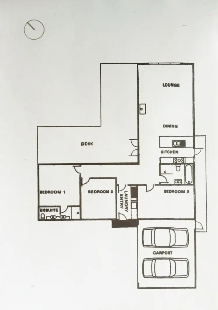 Floorplan of Homely house listing, 60 Fryers Road, Chewton VIC 3451