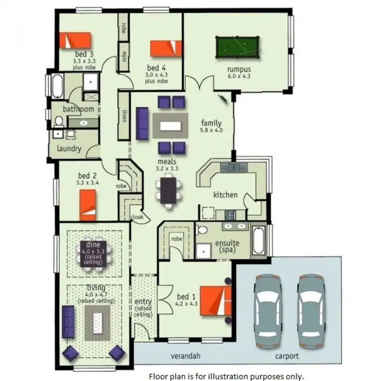 Floorplan of Homely house listing, 3 Bert Schultz Street, Nuriootpa SA 5355