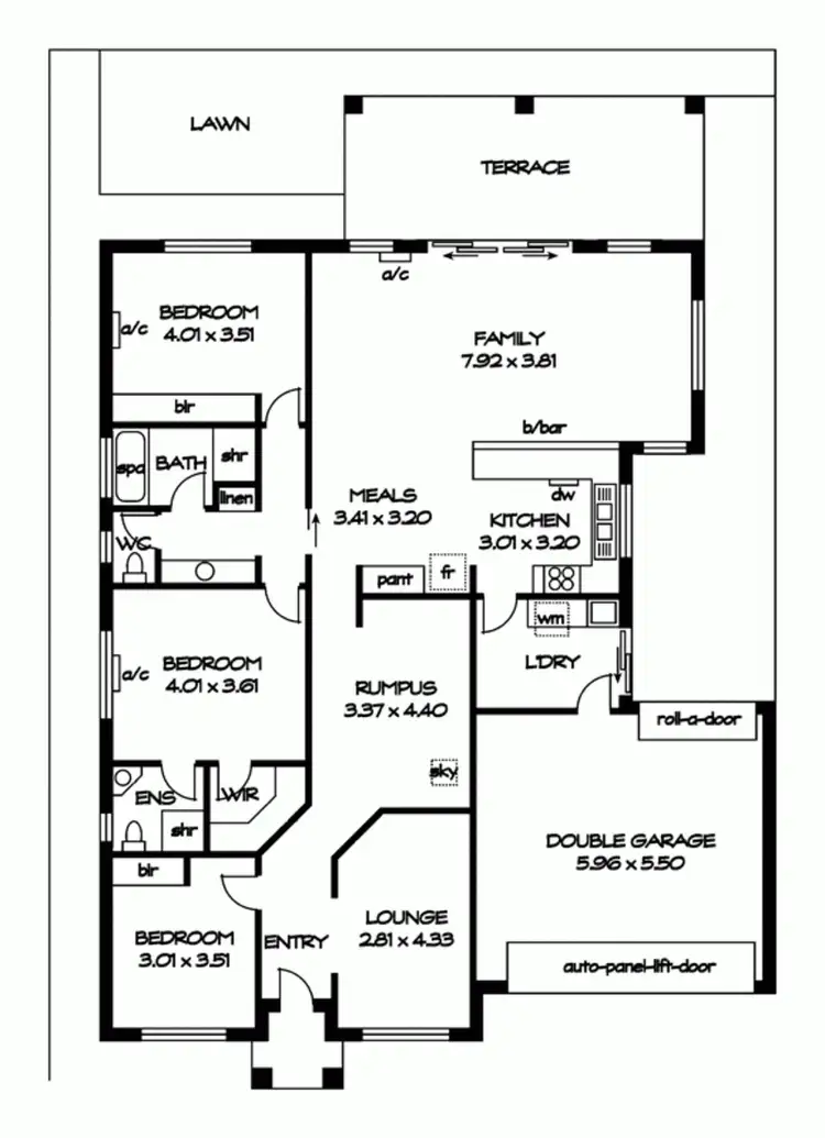 Floorplan of Homely house listing, 3 Heinrich Street, Mansfield Park SA 5012
