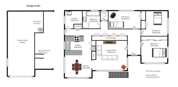 Floorplan of Homely house listing, 2 Ash Court, Devonport TAS 7310