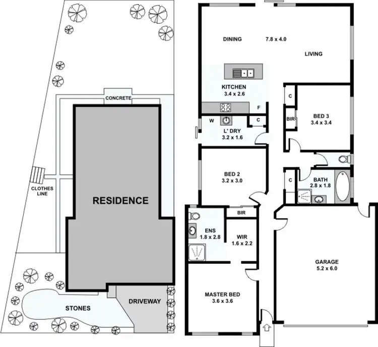 Floorplan of Homely house listing, 14 Faye Avenue, Truganina VIC 3029