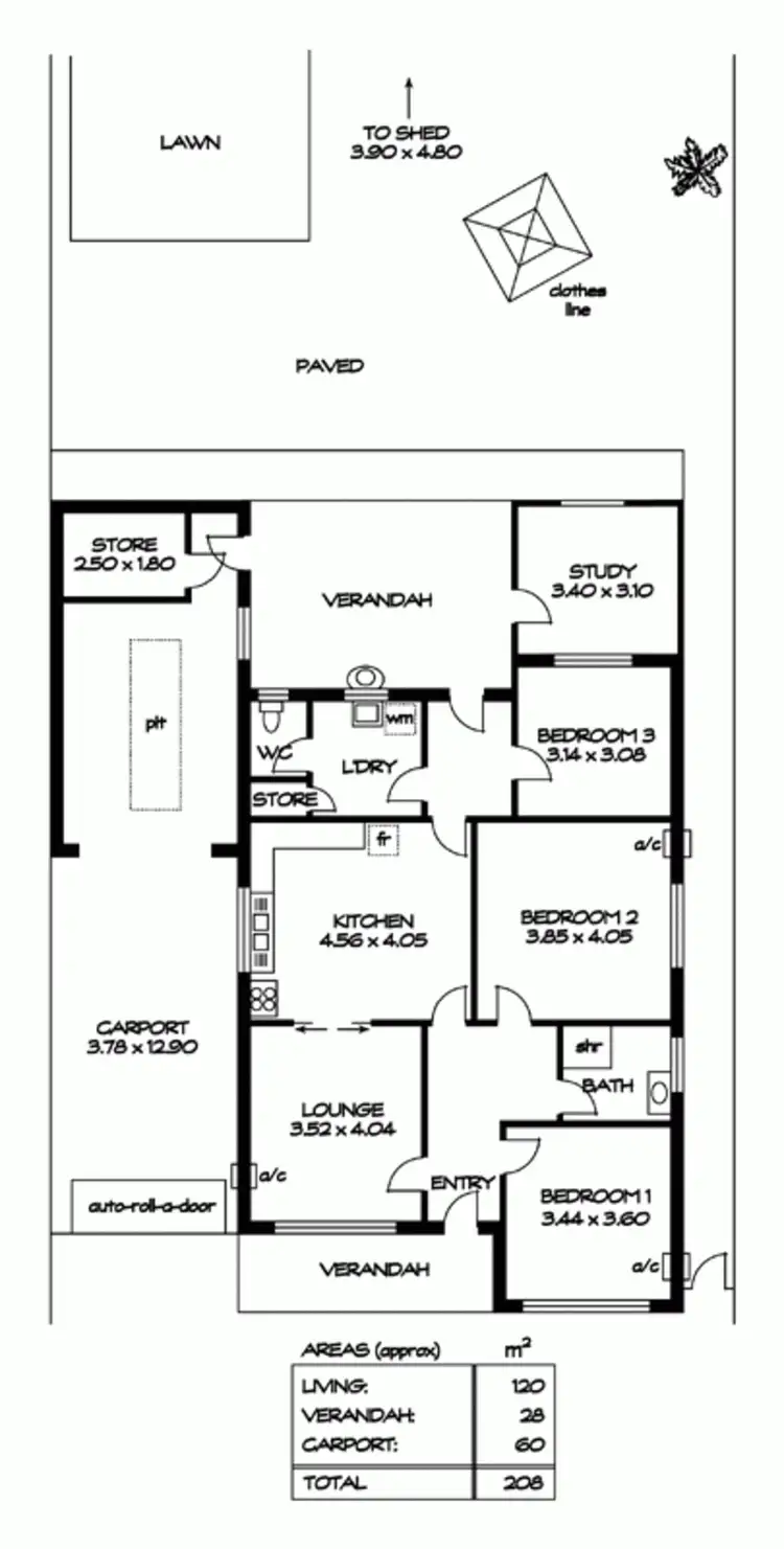 Floorplan of Homely house listing, 60 Edward Street, Ottoway SA 5013