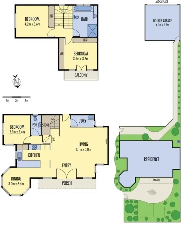 Floorplan of Homely townhouse listing, 5/250 Malop Street, Geelong VIC 3220