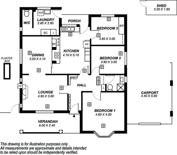 Floorplan of Homely house listing, 152 Mead Street, Peterhead SA 5016