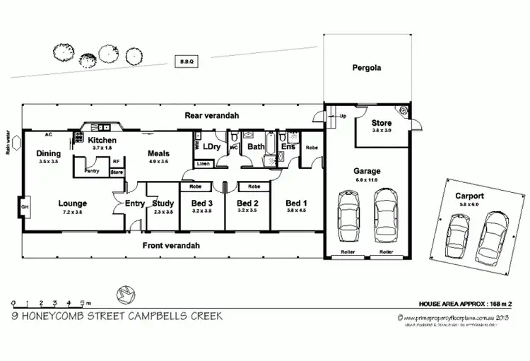 Floorplan of Homely house listing, 9 Honeycomb Road, Campbells Creek VIC 3451