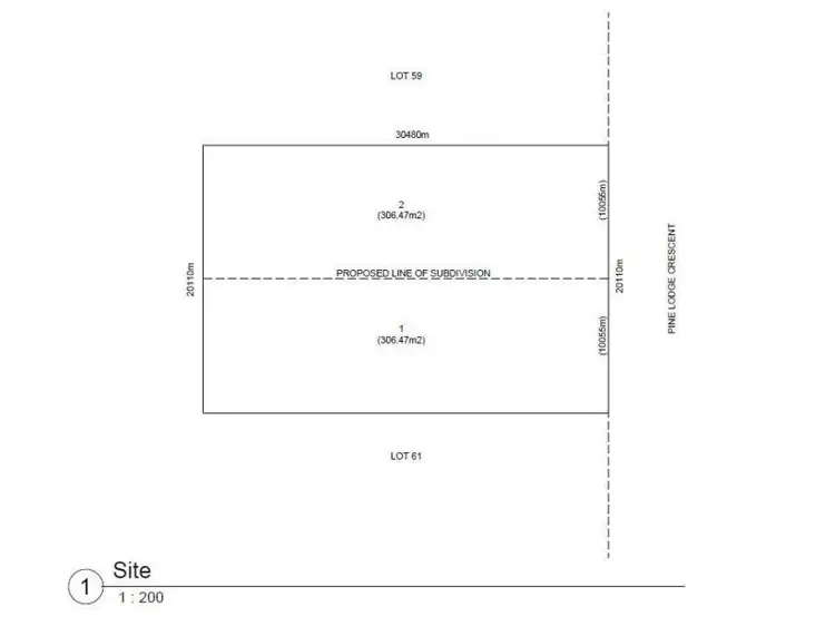 Floorplan of Homely land listing, 5A Pine Lodge Crescent, Grange SA 5022