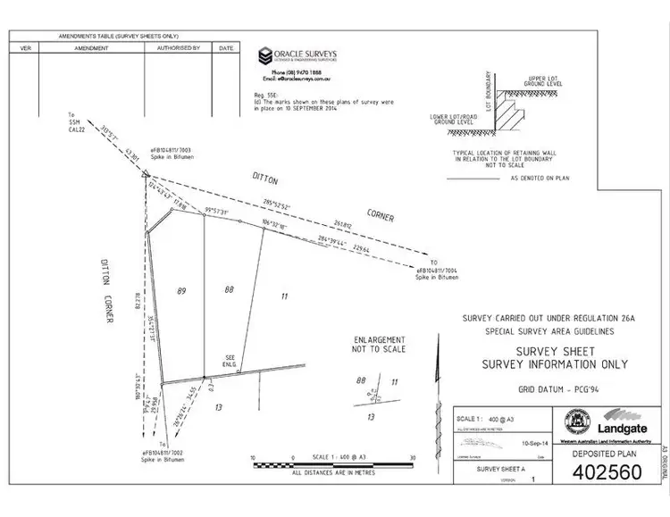 Floorplan of Homely land listing, Lot 88 Ditton Corner, Wellard WA 6170