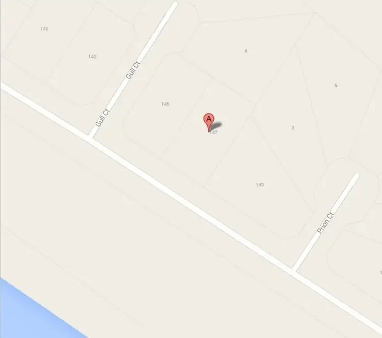 Floorplan of Homely land listing, 147 The Esplanade, Thompson Beach SA 5501