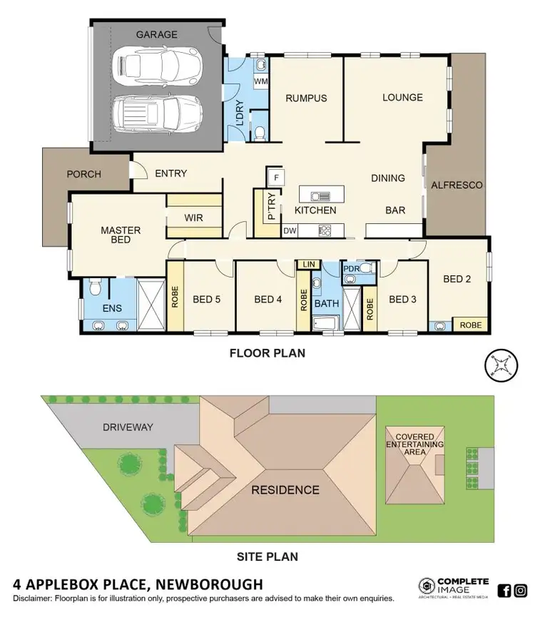 Floorplan of Homely house listing, 4 Applebox Place, Newborough VIC 3825