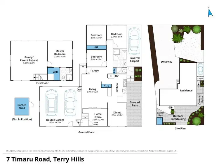 Floorplan of Homely house listing, 7 Timaru Road, Terrey Hills NSW 2084
