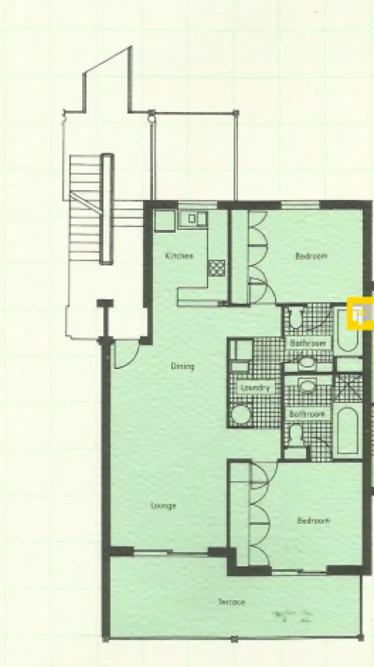 Floorplan of Homely unit listing, 1116 Hillside Terraces/615 Kunapipi Road, Laguna Quays QLD 4800
