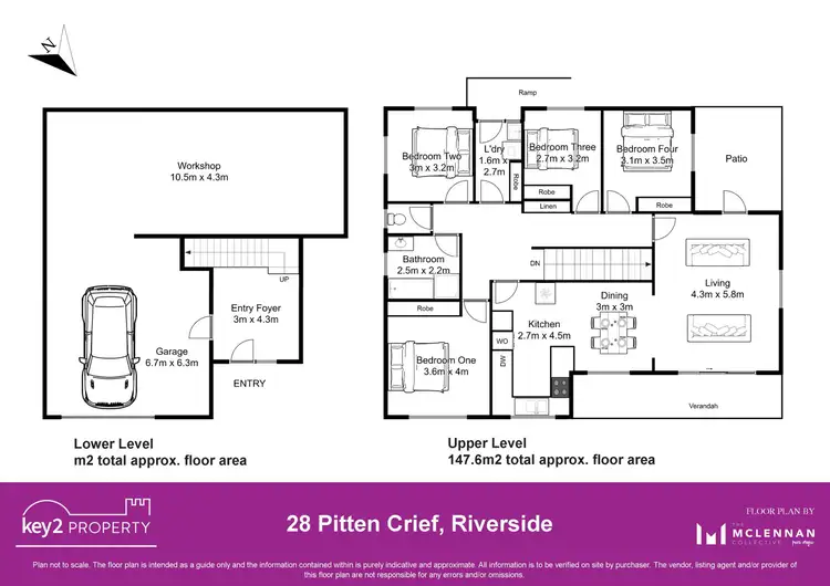 Floorplan of Homely house listing, 28 Pitten Crief, Riverside TAS 7250