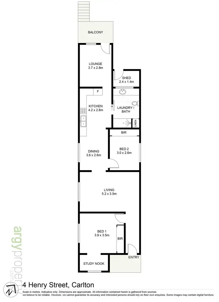 Floorplan of Homely house listing, 4 Henry Street, Carlton NSW 2218