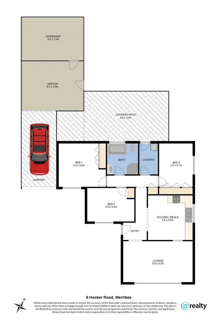 Floorplan of Homely house listing, 8 Hooker Road, Werribee VIC 3030