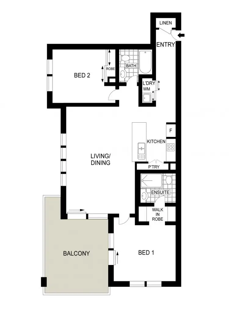 Floorplan of Homely unit listing, 3/9 Nieppe Street, Kedron QLD 4031
