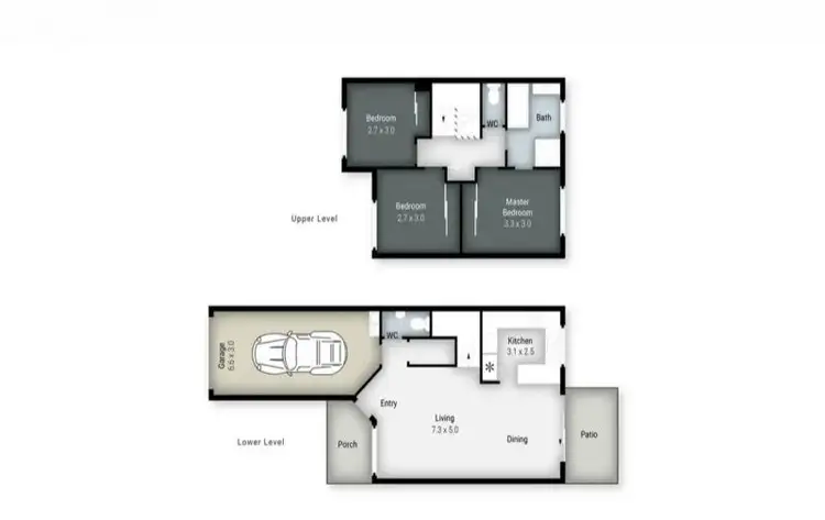 Floorplan of Homely townhouse listing, 50/32 Riverview Road, Nerang QLD 4211