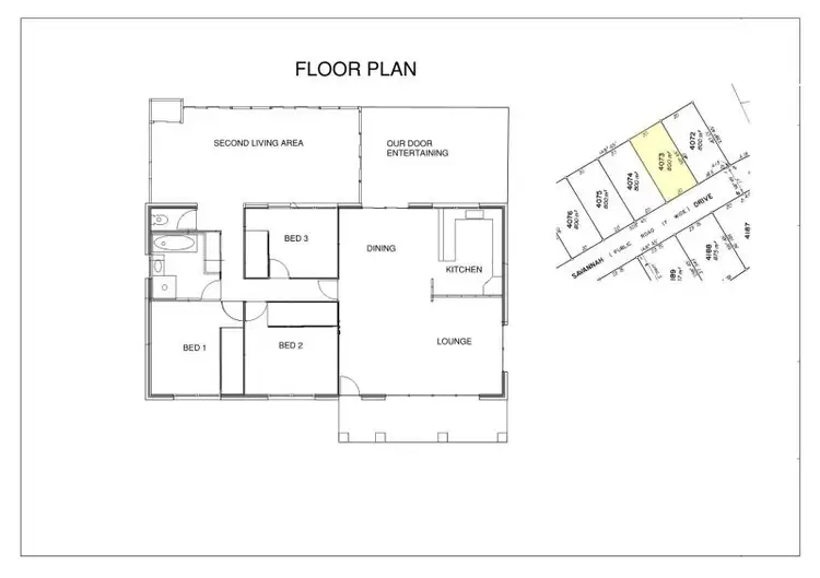 Floorplan of Homely house listing, 11 Savannah Drive, Leanyer NT 812