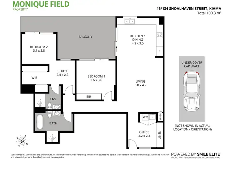 Floorplan of Homely unit listing, 46/134 Shoalhaven Street, Kiama NSW 2533