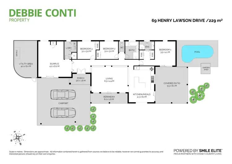 Floorplan of Homely house listing, 69 Henry Lawson Drive, Terranora NSW 2486