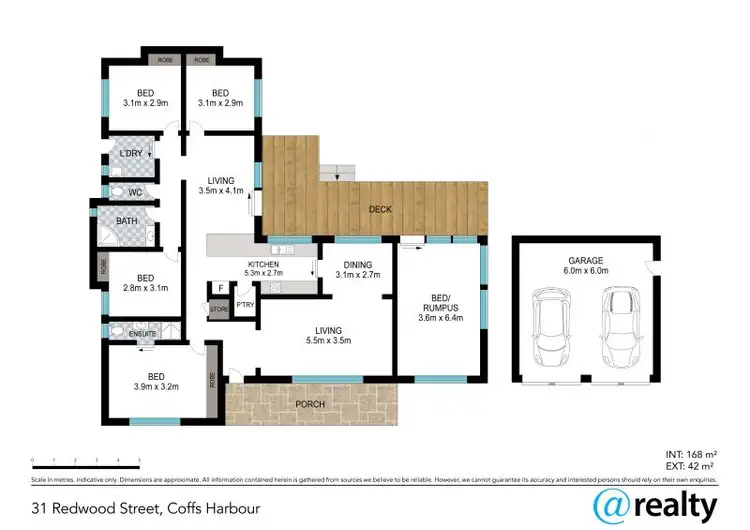 Floorplan of Homely house listing, 31 Redwood Street, Coffs Harbour NSW 2450
