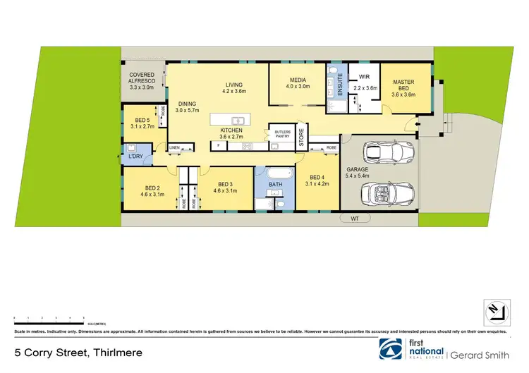 Floorplan of Homely house listing, 5 Corry Street, Thirlmere NSW 2572