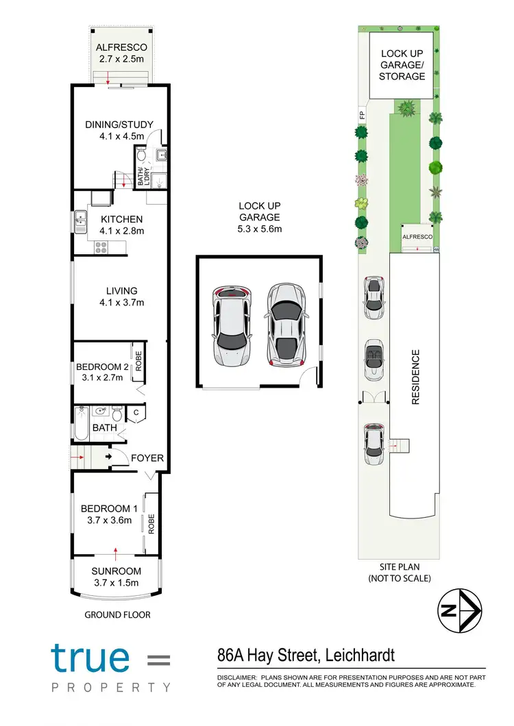 Floorplan of Homely house listing, 86a Hay Street, Leichhardt NSW 2040
