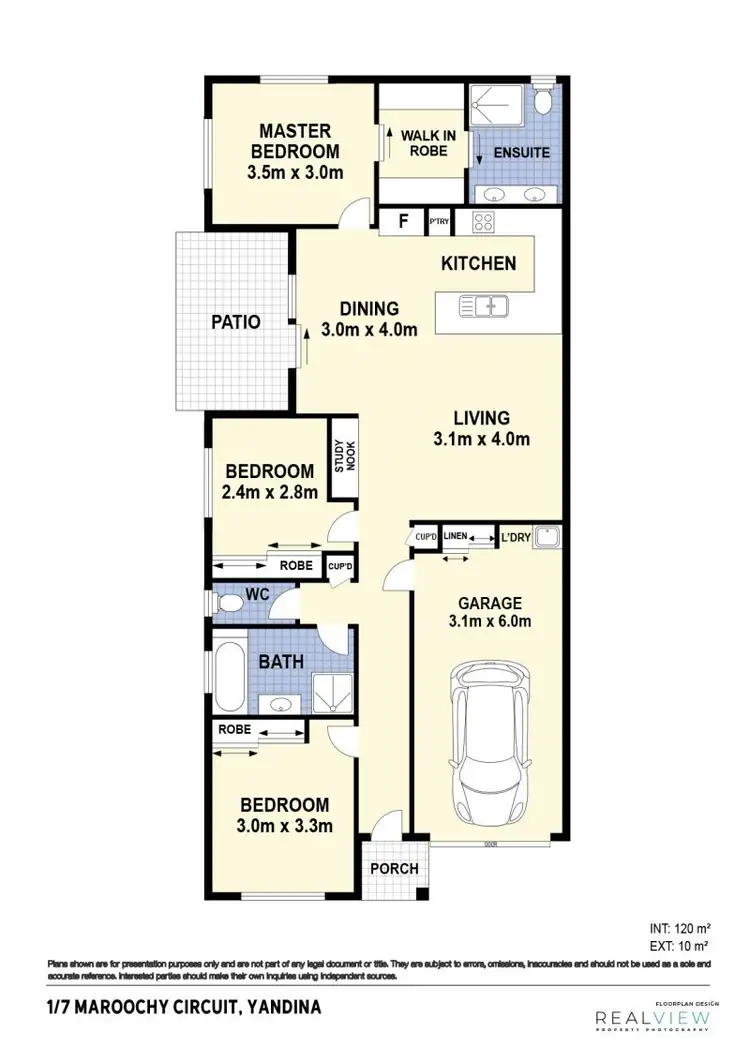 Floorplan of Homely unit listing, 1/7 Maroochy Circuit, Yandina QLD 4561