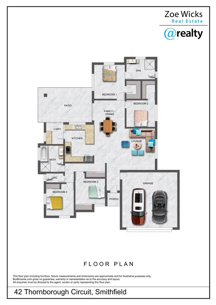 Floorplan of Homely house listing, 42 Thornborough Circuit, Smithfield QLD 4878