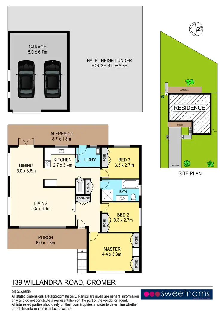 Floorplan of Homely house listing, 139 Willandra Road, Cromer NSW 2099