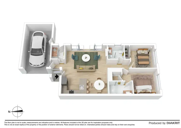 Floorplan of Homely unit listing, 38 Oak Street, Seymour VIC 3660