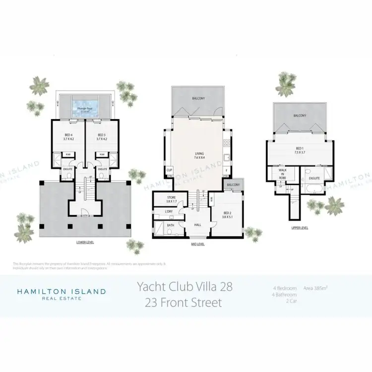 Floorplan of Homely apartment listing, YCV 28/23 Front Street, Hamilton Island QLD 4803