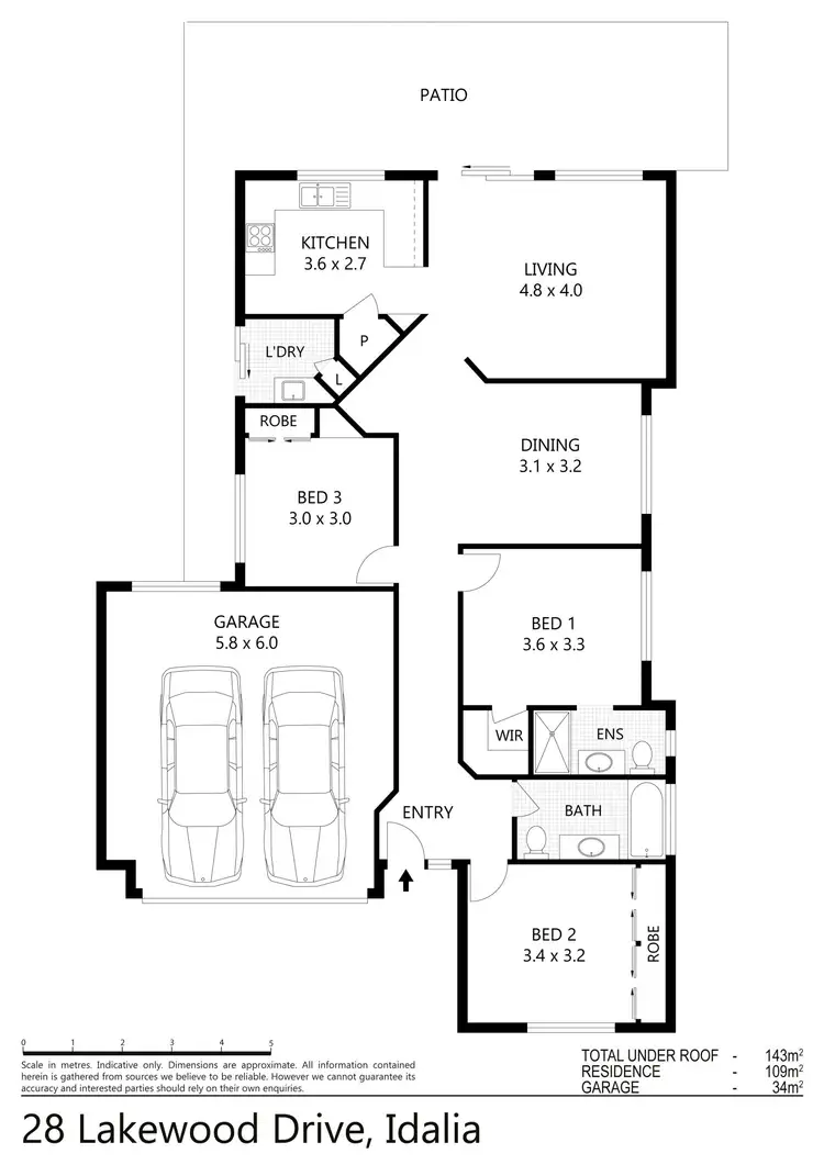 Floorplan of Homely house listing, 28 Lakewood Drive, Idalia QLD 4811