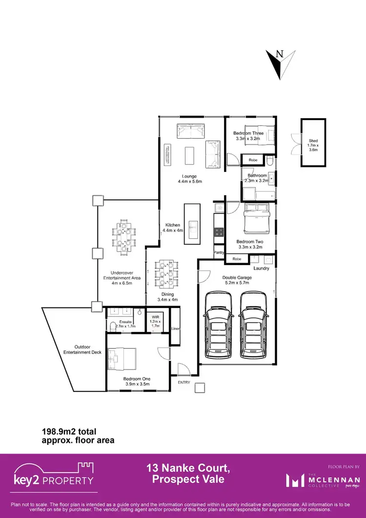 Floorplan of Homely house listing, 13 Nanke Court, Prospect Vale TAS 7250