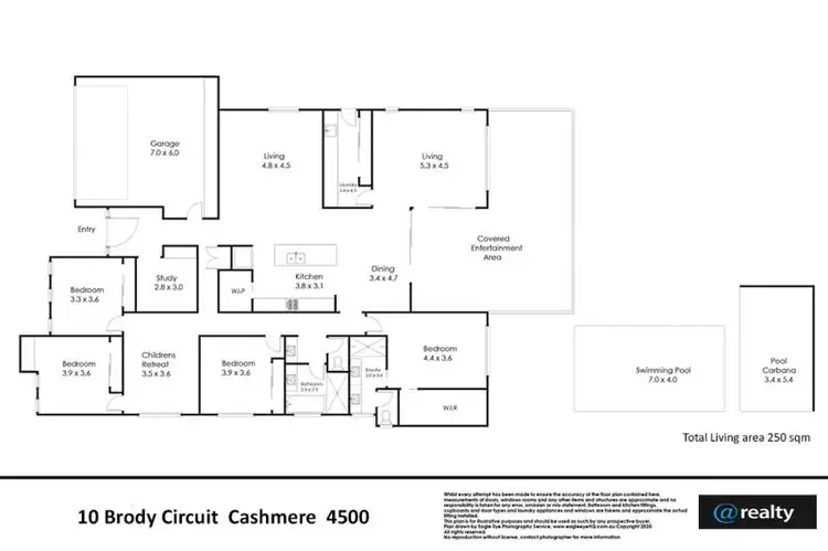 Floorplan of Homely house listing, 10 Brody Court, Cashmere QLD 4500