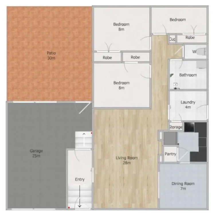 Floorplan of Homely house listing, 28 Sixth Ave, Toukley NSW 2263